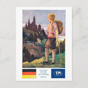 Oude Volkenbond Duitsland Briefkaart