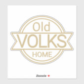 Oude VOLKS Home Sticker (Vel)