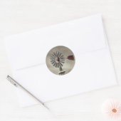 OUDE VOORRUITEN: SHARON SHARPE RONDE STICKER (Envelop)