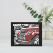 Oude Vrachtwagen Briefkaart (Staand voorkant)