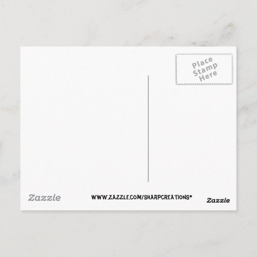 Oude Vrachtwagen Briefkaart (Achterkant)