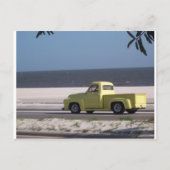 Oude vrachtwagen briefkaart (Voorkant)