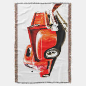 Oude vrachtwagen gooien deken (Voorkant Verticaal)