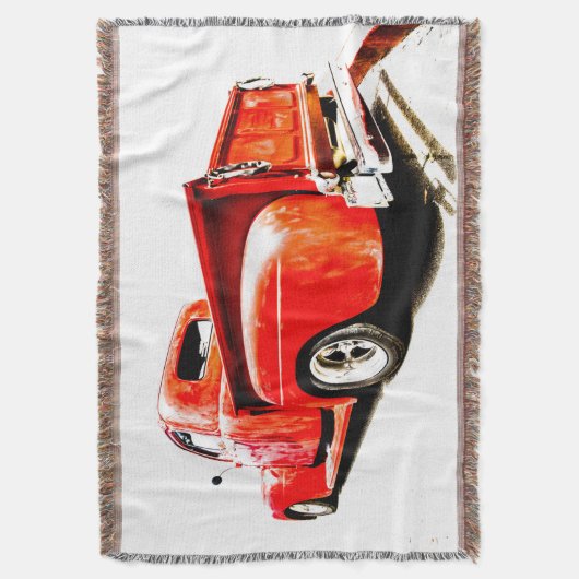 Oude vrachtwagen gooien deken (Voorkant Verticaal)