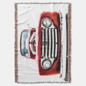 Oude vrachtwagen gooien deken (Voorkant Verticaal)