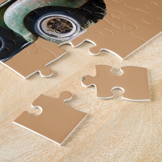 Oude vrachtwagen : Hoe ik rol Legpuzzel (Zijkant)