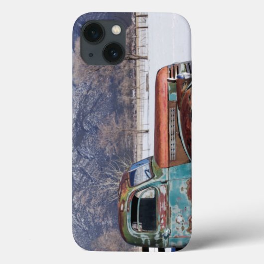 Oude vrachtwagen in het veld Case-Mate iPhone case (Achterkant)