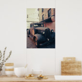 Oude vrachtwagen poster (Keuken)