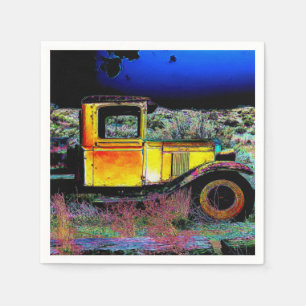 Oude  vrachtwagen servet