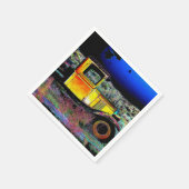 Oude  vrachtwagen servet (Hoek)