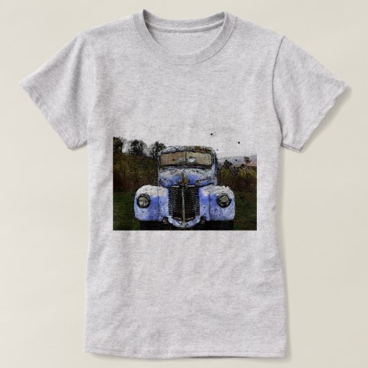 Oude vrachtwagen t-shirt (Design voorkant)