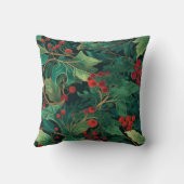 Oude vrachtwagen vrolijke feestdagen Kerstmis Kussen (Achterkant)