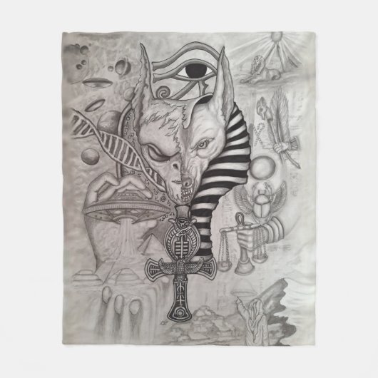 Oude vreemdelingen, Anubis Fleece Deken (Voorkant)