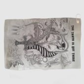 Oude vreemdelingen, Anubis Golfhanddoek (Horizontaal)