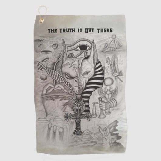 Oude vreemdelingen, Anubis Golfhanddoek (Voorkant)