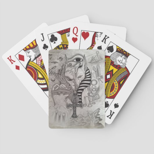 Oude vreemdelingen, Anubis Pokerkaarten (Achterkant)