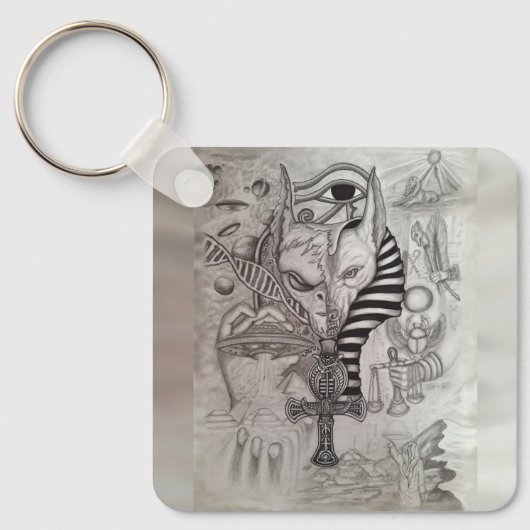 Oude vreemdelingen, Anubis Sleutelhanger (Voorkant)