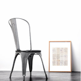 Oude Vrienden Bibliotheek Circulatie Kaart Print