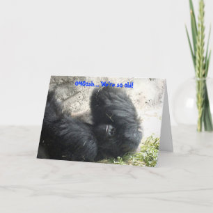 Oude Vrienden Birthday Kaart