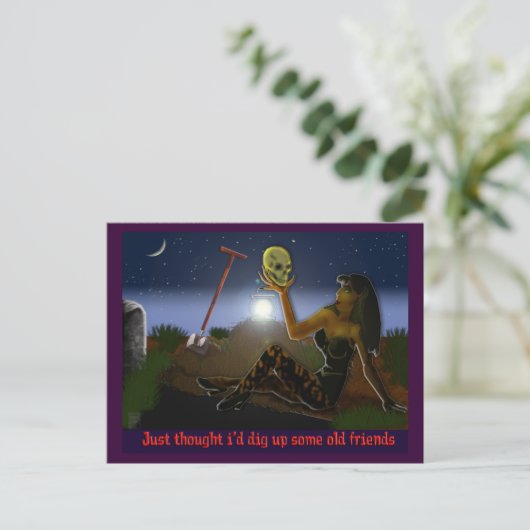 oude vrienden briefkaart (Staand voorkant)