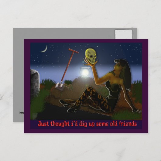 oude vrienden briefkaart (Voorkant / Achterkant)