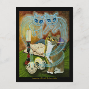 Oude vrienden, Ghost Cat Art Briefkaart
