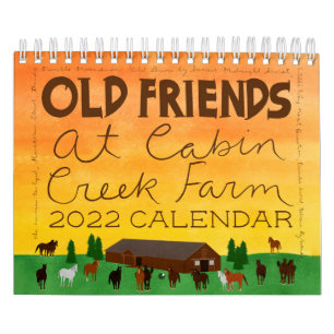 Oude vrienden op Cabin Creek 2022 Agenda Kalender