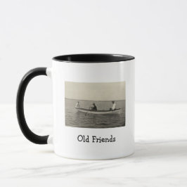 Oude vrienden varen Antique foto koffie Mok