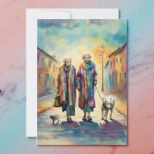 Oude vrienden Wenskaart Bedankkaart