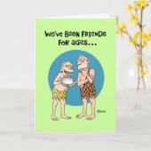 Oude vriendenkaart kaart (Gele Bloem)