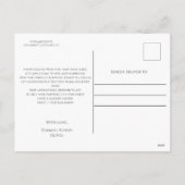 Oude Vrije Tijd Konijn Vakantie  Feestdagenkaart (Achterkant)