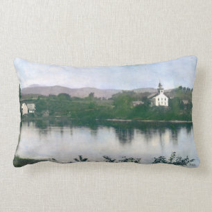 Oude vrije vergaderzaal in Bingham, Maine Kussen