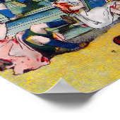 Oude vrouw die in een schoen woonde poster (Hoek)