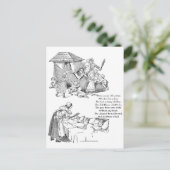 Oude vrouw die leeft in de schoppenningster Rhyme Briefkaart (Staand voorkant)