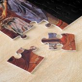 Oude vrouw die vis verkoopt_Nederlandse meesters Legpuzzel (Zijkant)