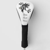 Oude vrouw geeft je het oog golfheadcover (Voorkant)