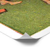 Oude vrouw in de schoen poster (Hoek)