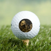 Oude vrouw met een skelet (dood) (Francisco Goya) Golfballen (Insitu Shirt)