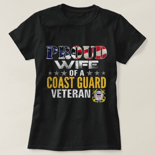 Oude vrouw van een Amerikaanse veteraan van de kus T-shirt (Design voorkant)