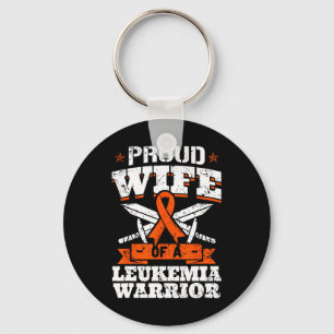 Oude vrouw van een leukemiezwakte of bewustzijnsve sleutelhanger