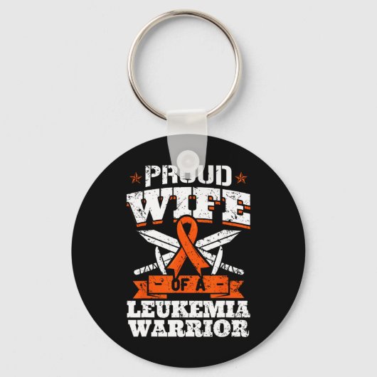 Oude vrouw van een leukemiezwakte of bewustzijnsve sleutelhanger (Voorkant)