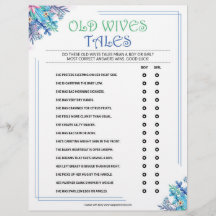 Oude vrouwen [Blauwe Floral]