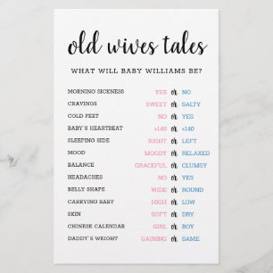 Oude vrouwen Gendergelijkheid onthullen Baby showe