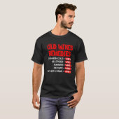 Oude vrouwen remedies t-shirt (Voorkant volledig)