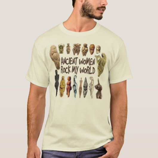 Oude vrouwen schenen mijn wereld t-shirt (Voorkant)