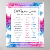 Oude vrouwen Tales Baby Geslacht Spel Poster (Voorkant)