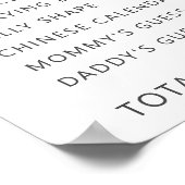 Oude vrouwen Tales Roze Blauwe Harten Teken Poster (Hoek)