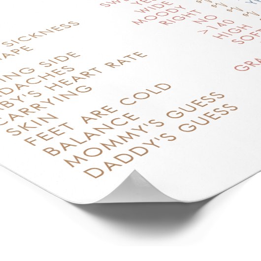 Oude vrouwen Tales teken | Boho Geslacht Onthullen Poster (Hoek)