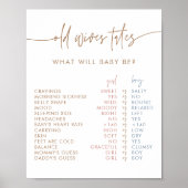 Oude vrouwen Tales teken | Boho Geslacht Onthullen Poster (Voorkant)