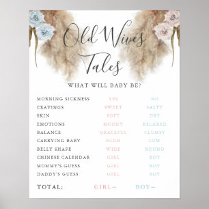 Oude vrouwen tonen foto's poster